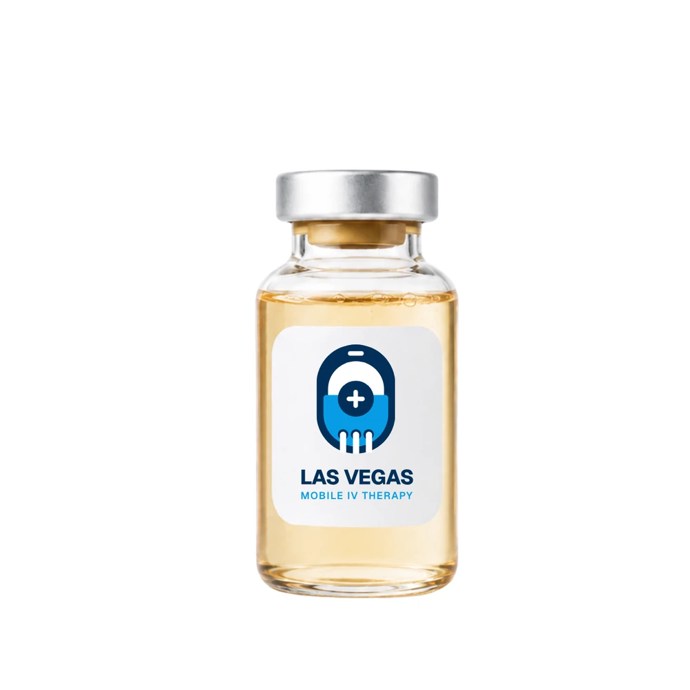 Tirzepatide peptide therapy vial from Mobile IV Therapy Las Vegas