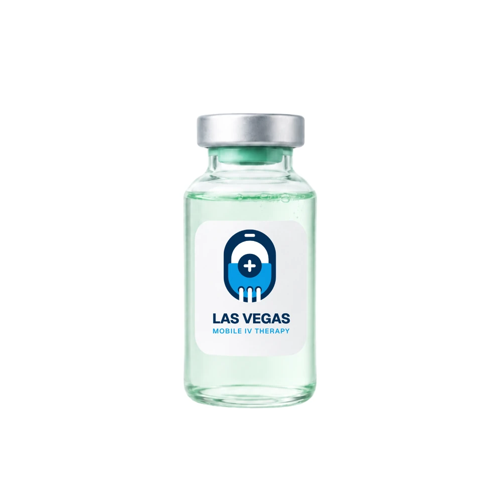 Home 7 Mega Myers IV drip for Las Vegas mobile IV therapy with high-dose glutathione, vitamin C, and NAC