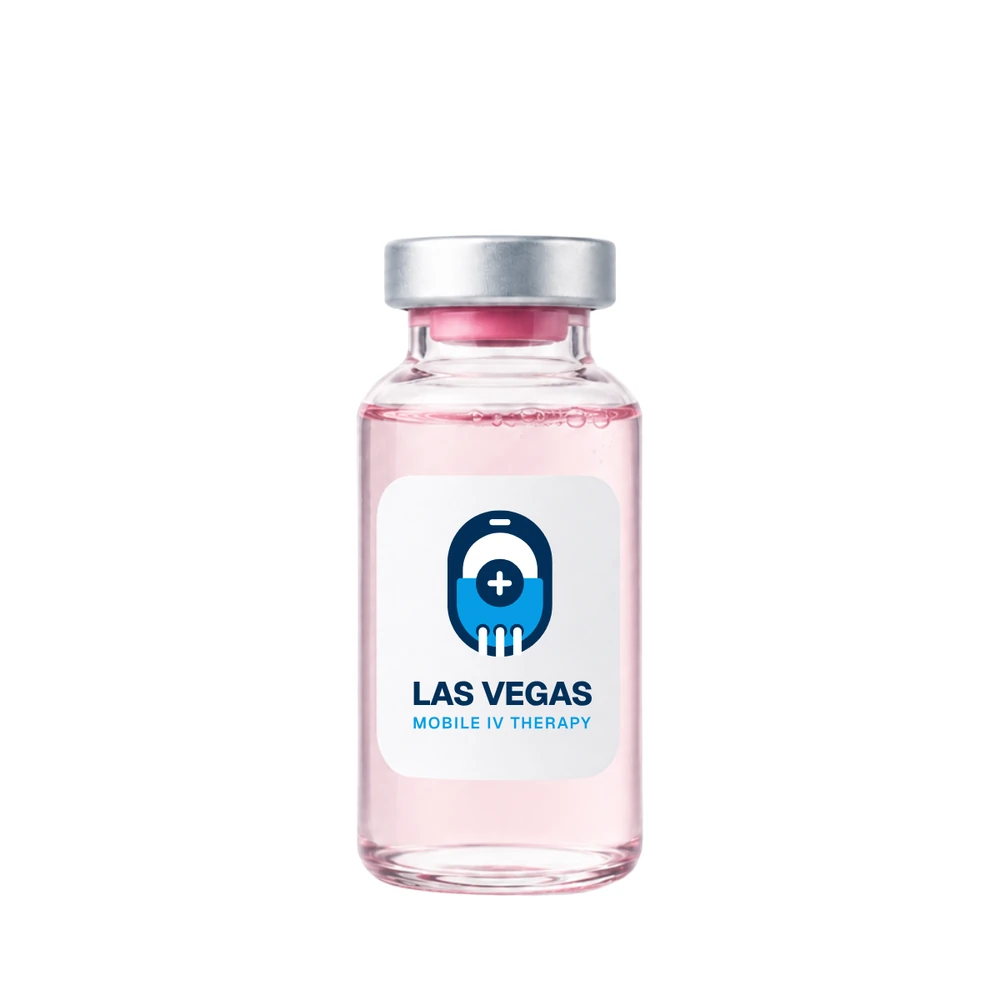 CJC-1295 and Ipamorelin peptide therapy vial from Mobile IV Therapy Las Vegas