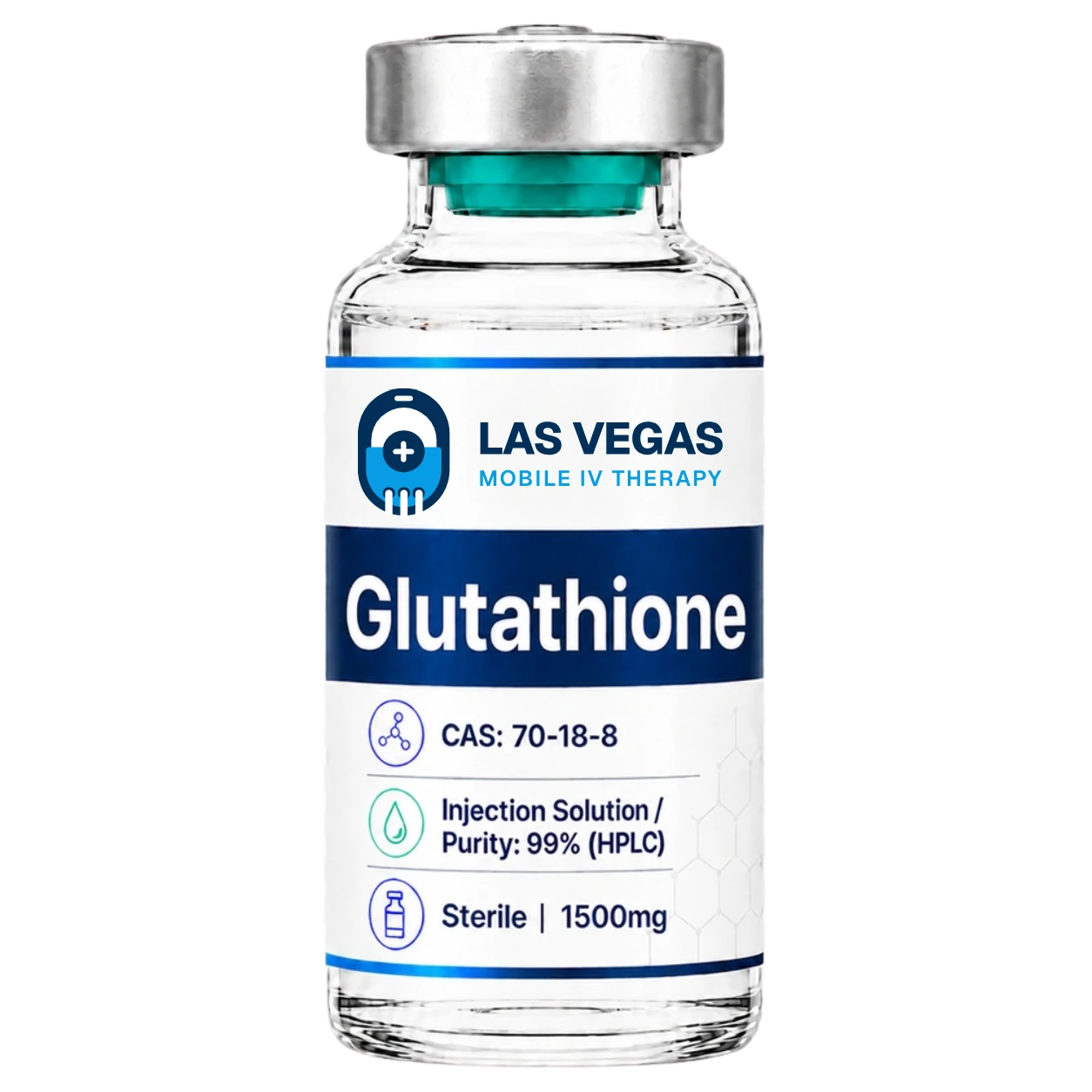 Hangover IV 5 Glutathione injection vial, Las Vegas Mobile IV Therapy