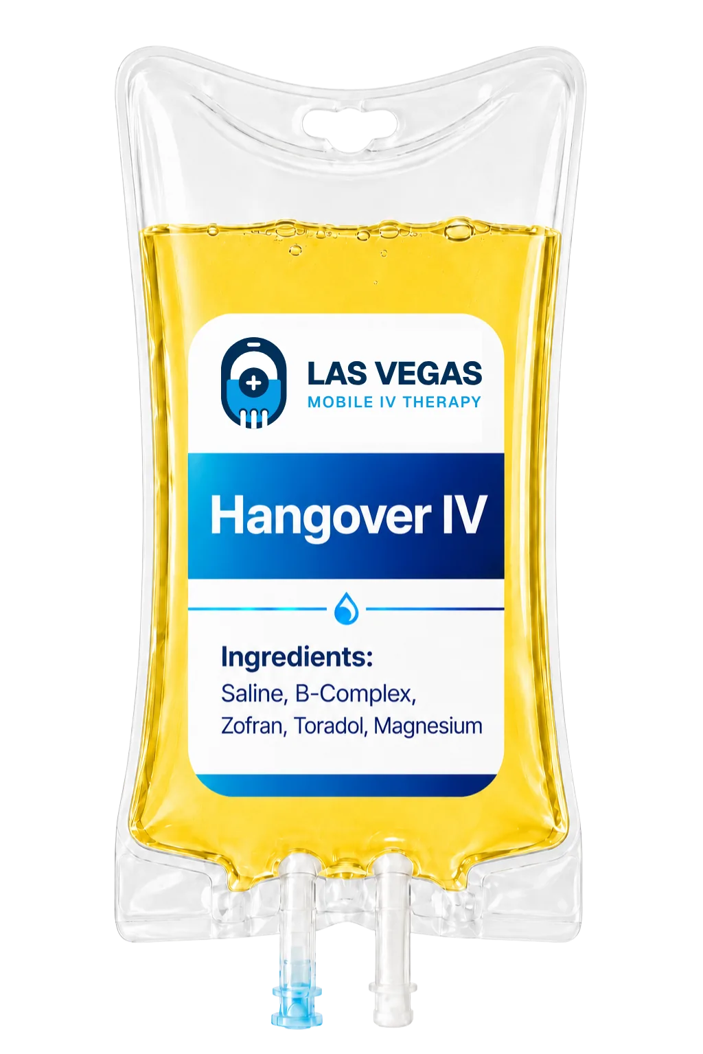 Home 3 Hangover IV drip for Las Vegas mobile IV therapy with saline, B-complex, Zofran, Toradol, and magnesium