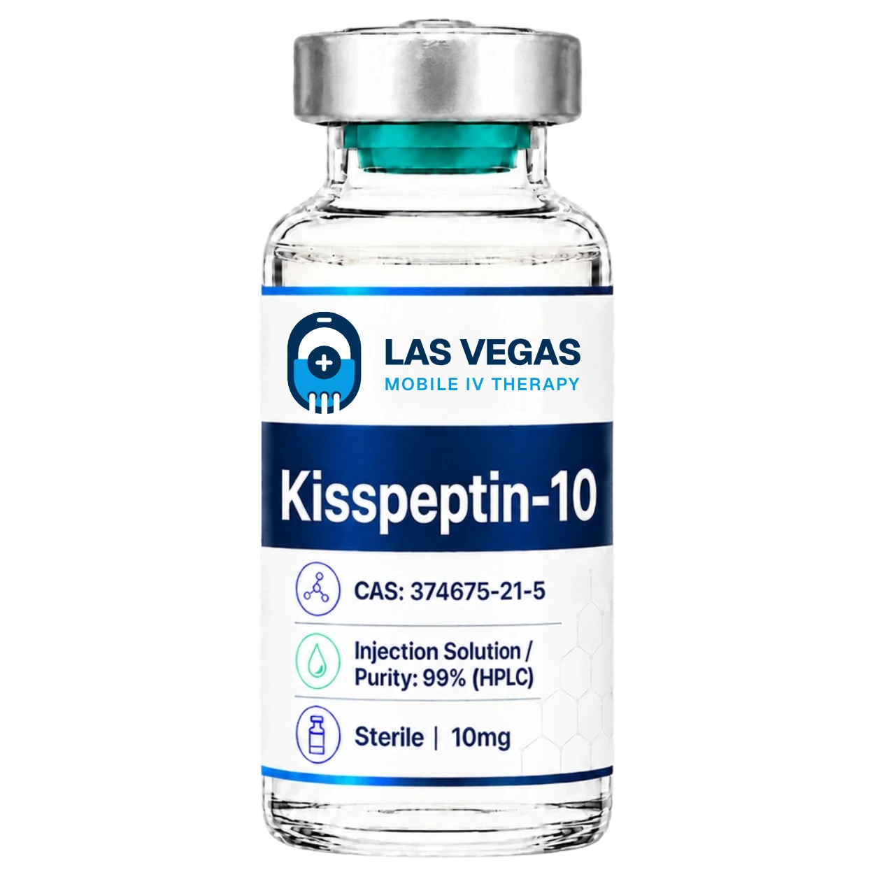 Kisspeptin-10 peptide vial compounded for Kisspeptin peptide therapy in Las Vegas, Nevada