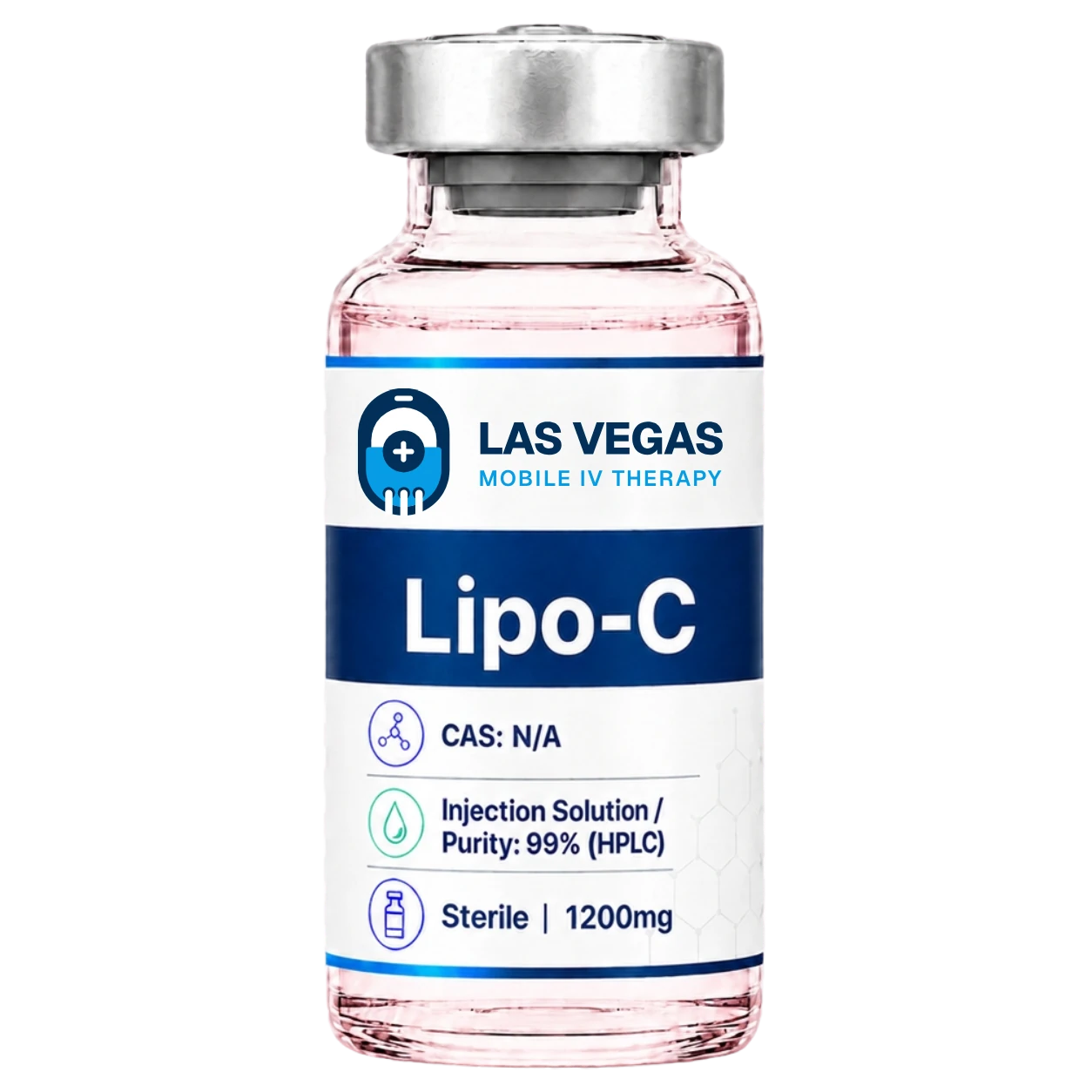 Hangover IV 8 Lipo-C (MIC B12) lipotropic injection vial, Las Vegas Mobile IV Therapy