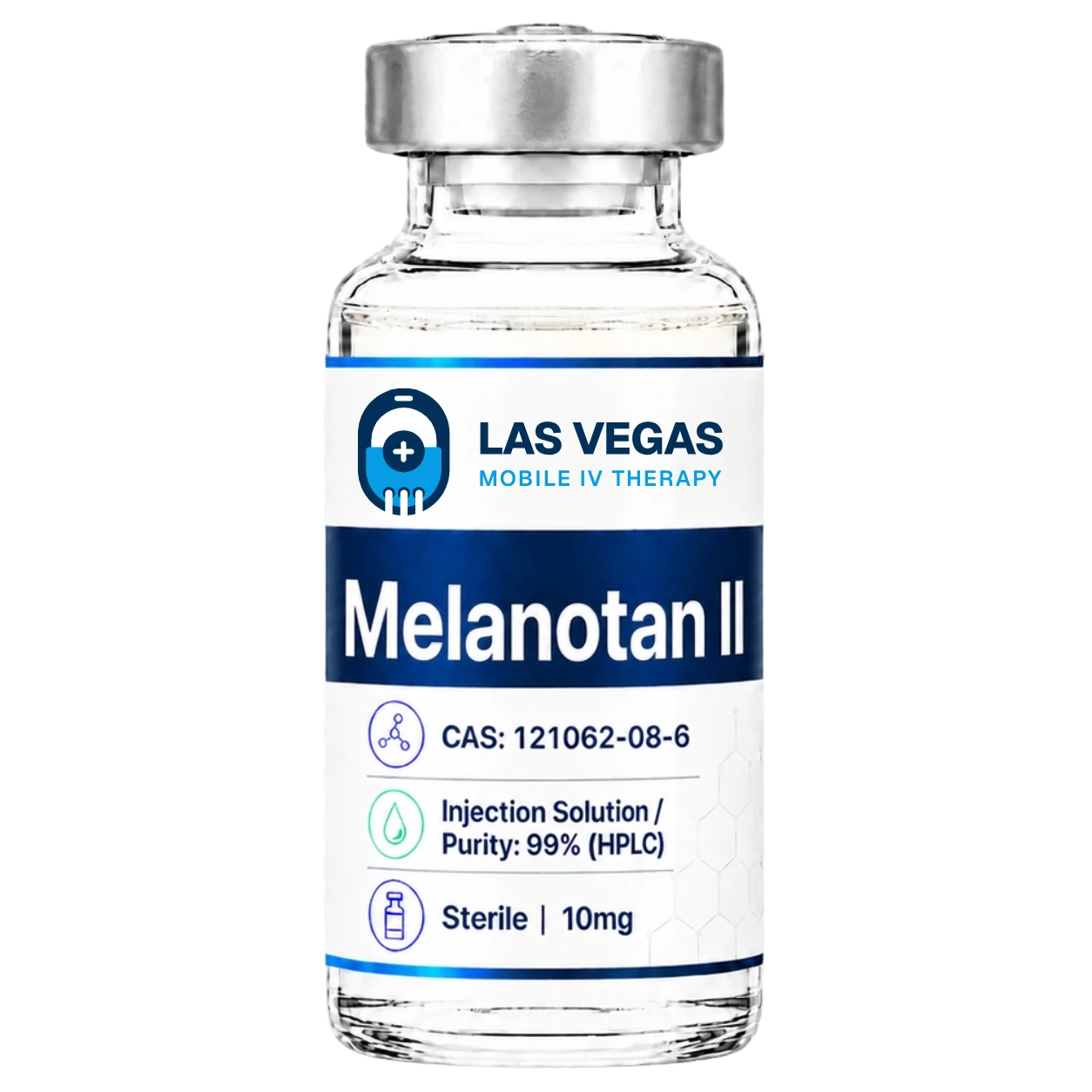 Peptides > Melanotan II 6 Melanotan II compounded peptide vial from Las Vegas Mobile IV Therapy