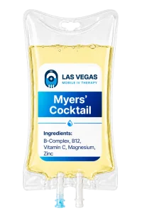 Vitamin IV Therapy in Las Vegas 5 Myers' Cocktail IV drip bag, Las Vegas Mobile IV Therapy