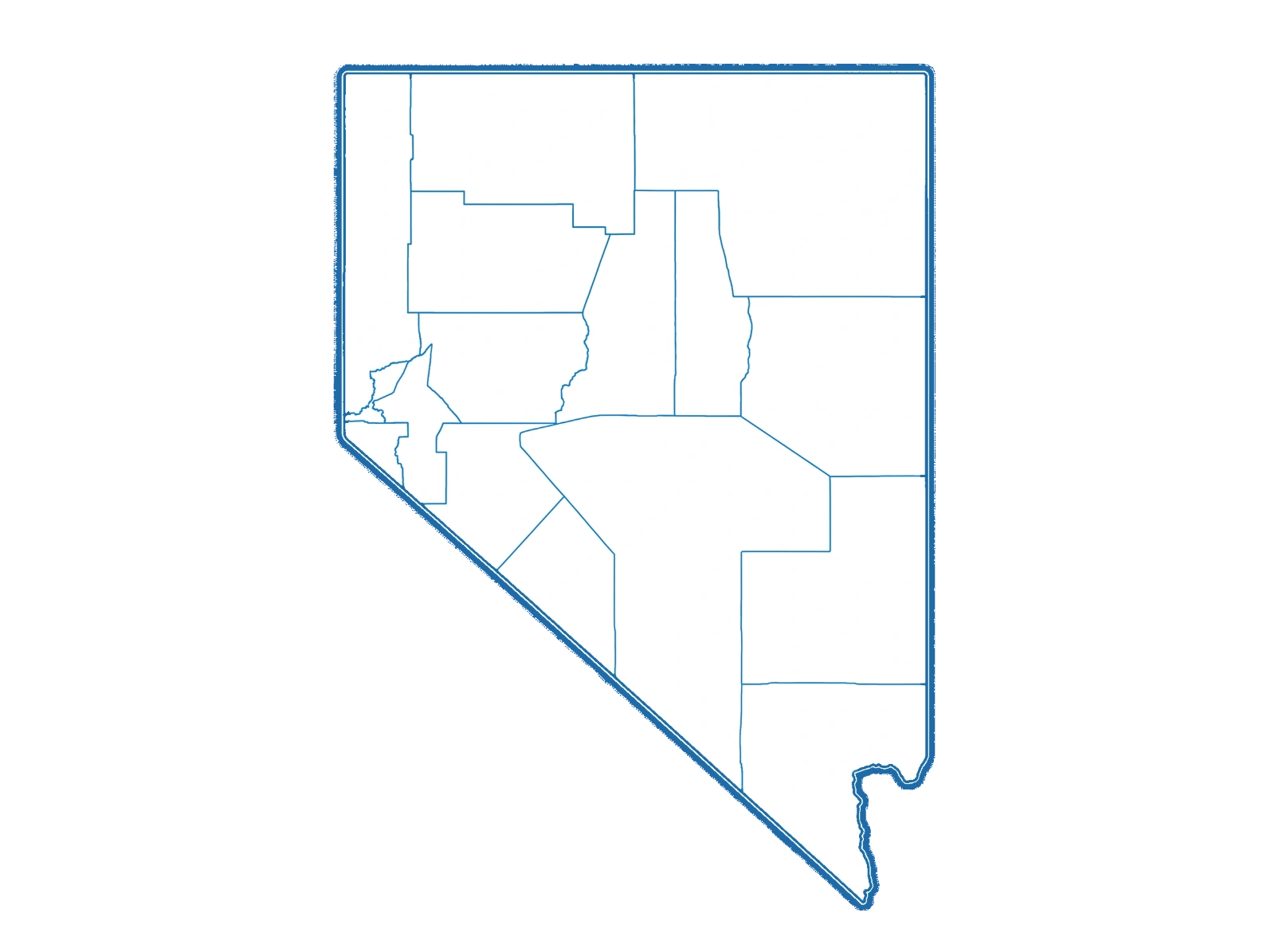 Map of Nevada highlighting the Las Vegas Valley and Southern Nevada Mobile IV Therapy service area