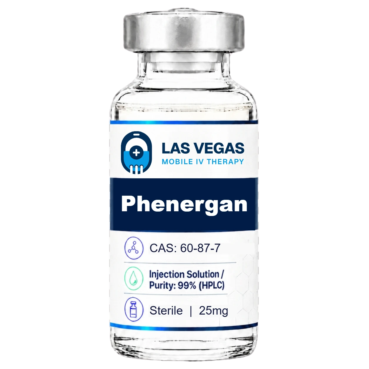 Hangover IV 9 Phenergan (promethazine) injection vial, Las Vegas Mobile IV Therapy