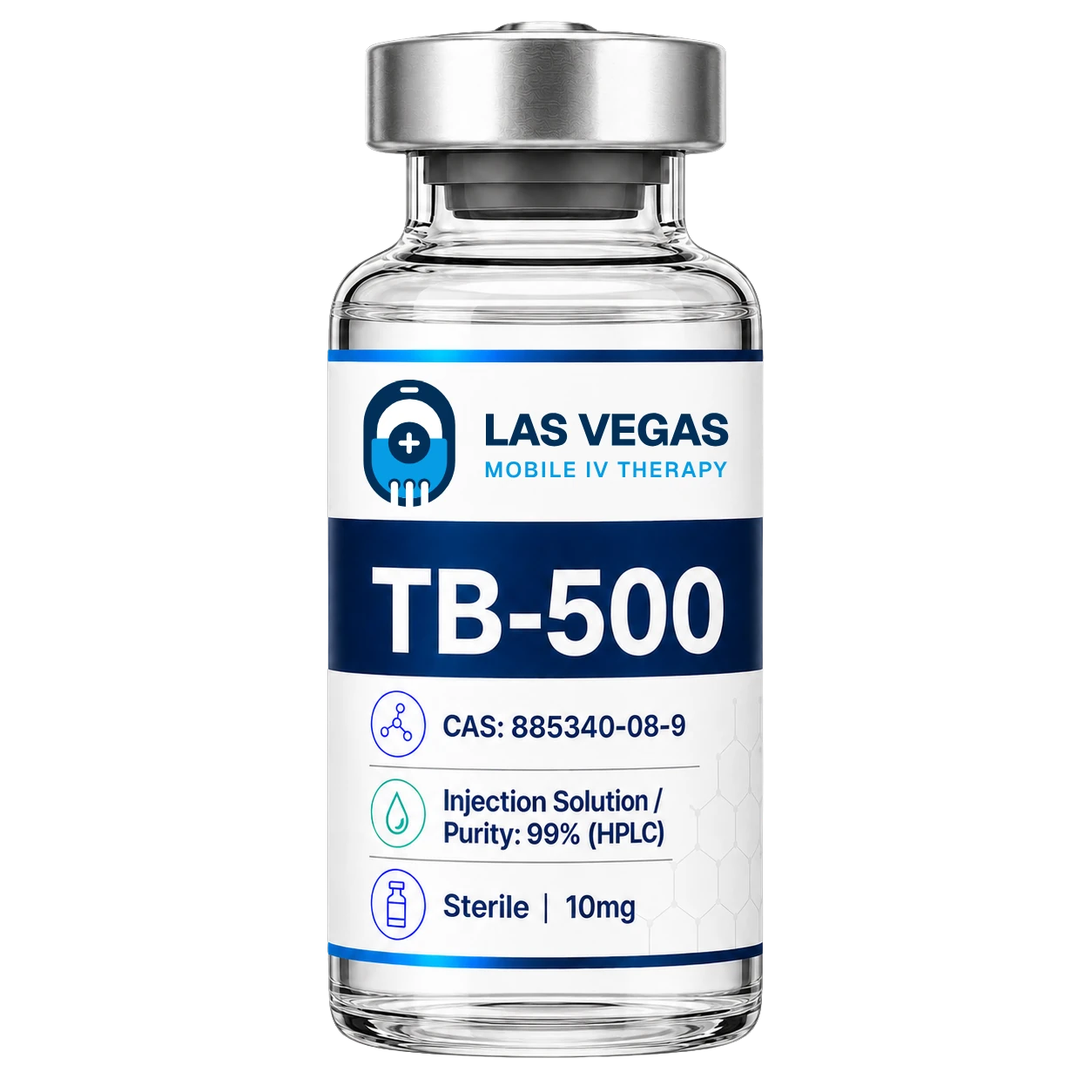 TB-500 compounded peptide vial from Las Vegas Mobile IV Therapy