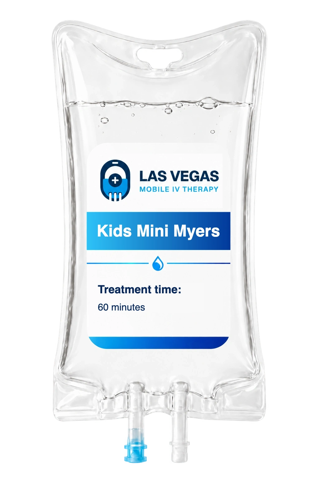Kids Mini Myers IV drip bag from Las Vegas Mobile IV Therapy