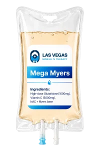 Vitamin IV Therapy in Las Vegas 6 Mega Myers IV drip bag, Las Vegas Mobile IV Therapy